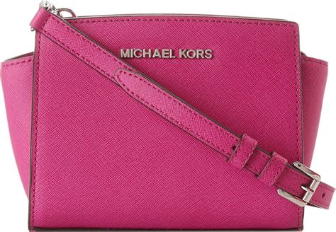 michael kors mini selma fuschia|Michael Kors fuschia bag.